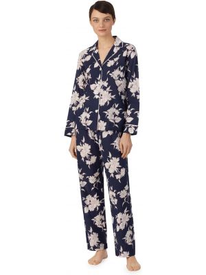Пижама в цветочек с длинным рукавом Lauren Ralph Lauren