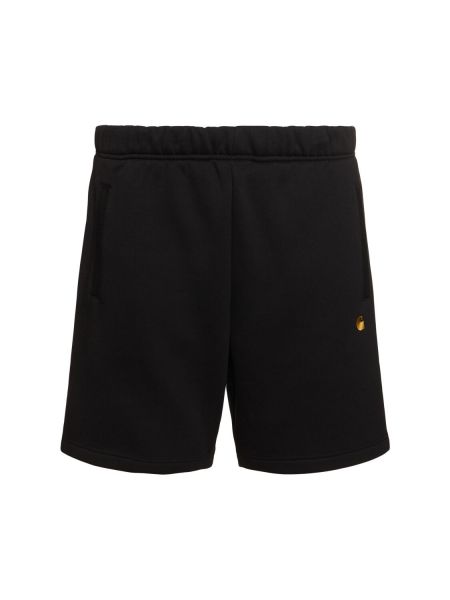 Bomull shorts Carhartt Wip svart