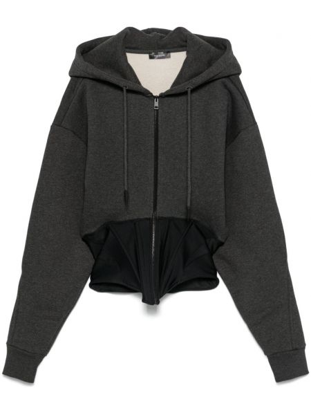 Hoodie Mugler gri