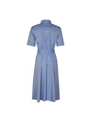 Sukienka koszulowa Woolrich niebieska