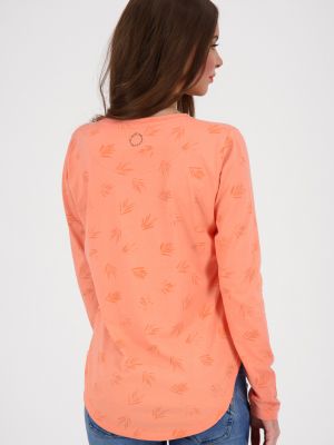 Tričko s dlouhým rukávem Alife And Kickin oranžové