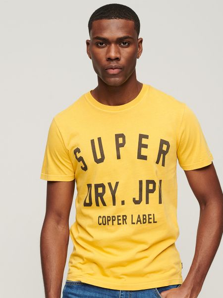 Camiseta Superdry amarillo