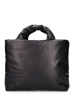 Памучни шопинг чанта Kassl Editions черно