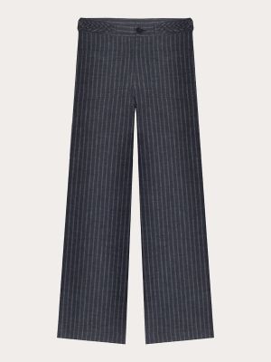 Pantalones de algodón con estampado Masscob gris