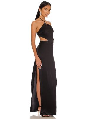 Vestido largo Amanda Uprichard negro