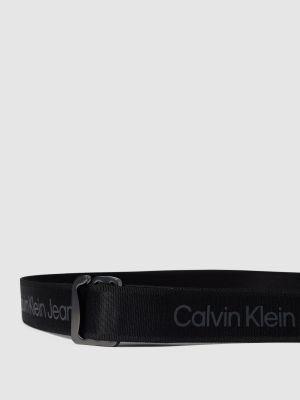 Pasek z nadrukiem Calvin Klein Jeans