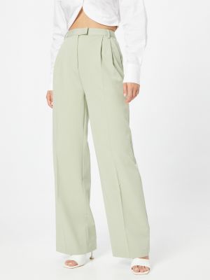 Широки панталони тип „марлен“ Another Label зелено