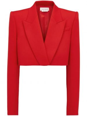 Czerwony garnitur Alexander Mcqueen
