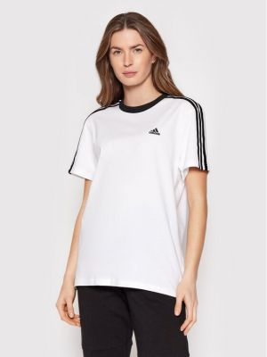 Relaxed топ Adidas бяло
