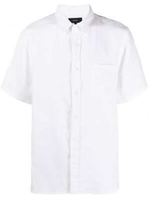 Ленена риза Vince бяло