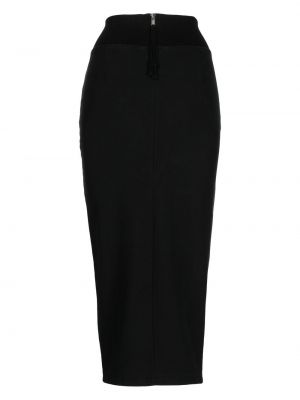 Bavlněné pouzdrová sukně Thom Krom černé