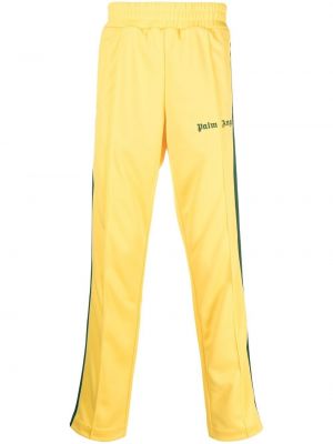 Pantalones de chándal a rayas Palm Angels amarillo