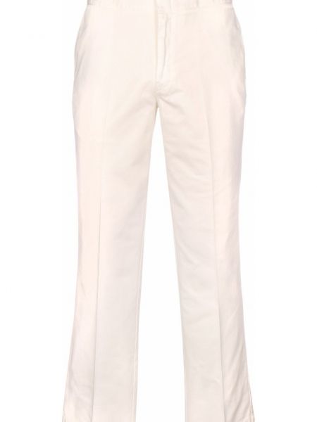 Białe spodnie klasyczne Lacoste Live