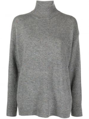 Vlnený sveter Woolrich sivá