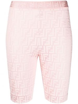 Biker shorts Fendi rosa