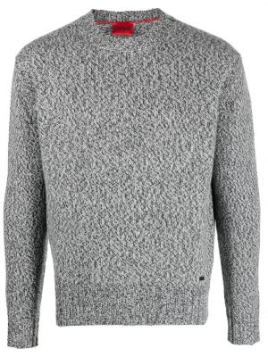 Chunky пуловер Hugo сиво