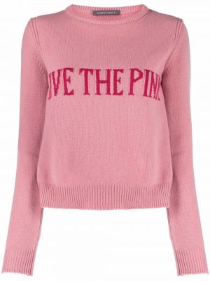 Jersey de punto de tela jersey Alberta Ferretti rosa