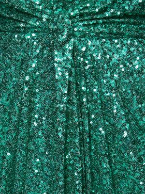 Μάξι φόρεμα με λαιμόκοψη v Zuhair Murad πράσινο