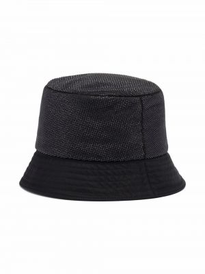 Nylonowy kapelusz Prada czarny