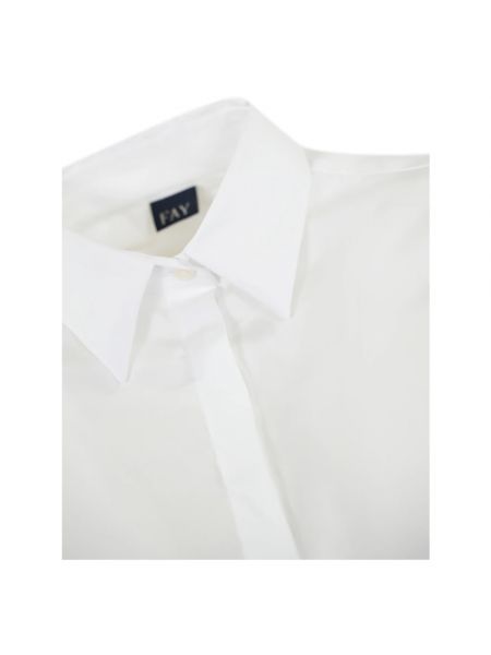 Camisa de algodón Fay blanco