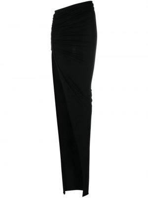 Asymetrické dlouhá sukně Rick Owens černé