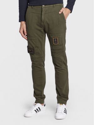 Панталони jogger Aeronautica Militare зелено