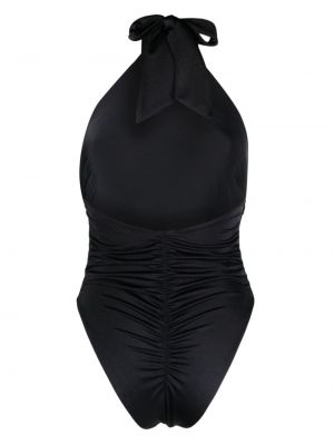 Haut drapé Noire Swimwear noir