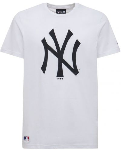 T-shirt en coton New Era blanc