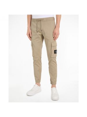 Pantalones cargo skinny Calvin Klein Jeans beige
