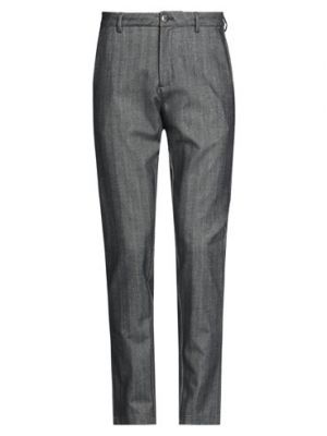 Pantaloni di cotone in viscosa Cruna grigio