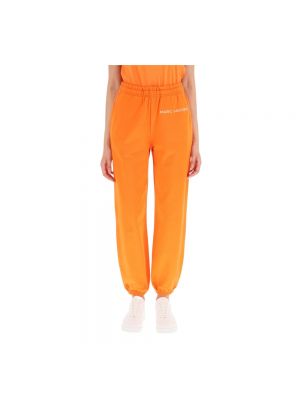 Spodnie sportowe Marc Jacobs pomarańczowe
