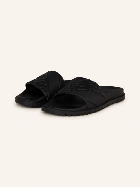 Pantofle Fendi černé