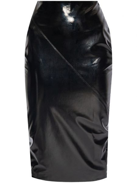 Kožená sukňa Gauge81 čierna