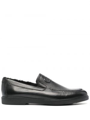 Pantofi loafer din piele Casadei negru