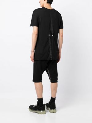T-shirt en coton avec manches courtes Isaac Sellam Experience noir
