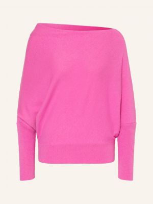 Sweter z wełny merino Riani różowy