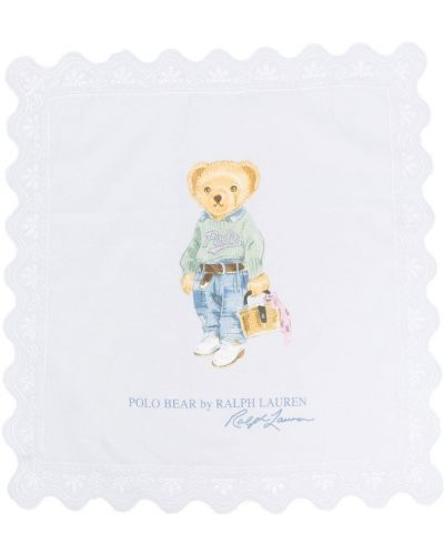 Schal mit stickerei aus baumwoll mit print Polo Ralph Lauren