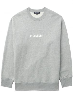 Sweatshirt aus baumwoll mit print Comme Des Garçons Homme grau