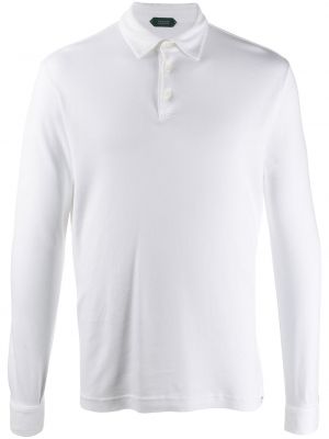 Jersey de tela jersey Zanone blanco