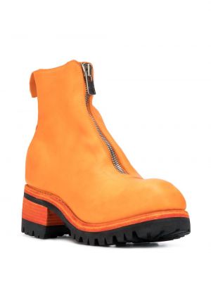 Ankle boots Guidi pomarańczowe