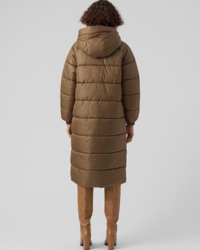 Žieminis paltas Vero Moda ruda