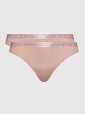 Stringi Emporio Armani Underwear różowe