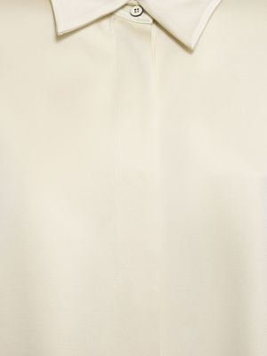 Viskózová hodvábna košeľa Jil Sander