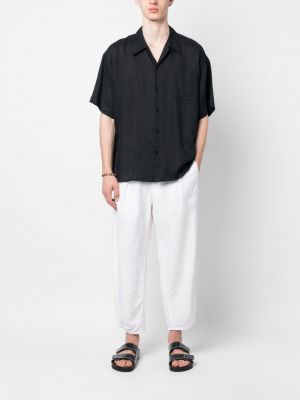 Spodnie plisowane Giorgio Armani białe