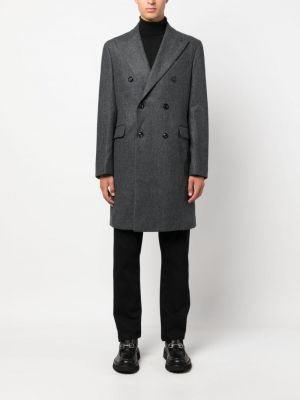 Vlněný kabát Boglioli šedý