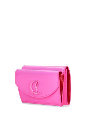 Usnjena denarnica Christian Louboutin roza