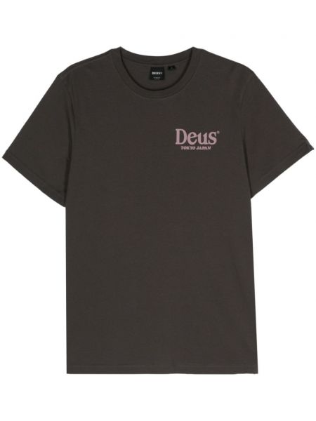 T-shirt Deus grigio