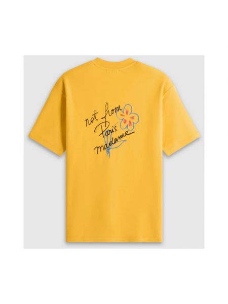 Camiseta Drôle De Monsieur amarillo