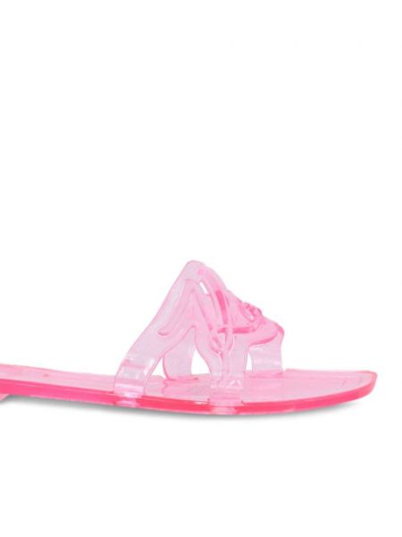 Caurspīdīgs kurpes Karl Lagerfeld rozā