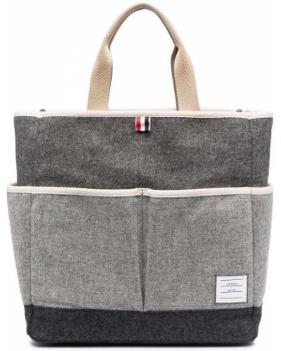 Shoppingbag Thom Browne grå